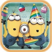 Assiettes plates minion