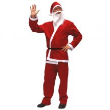 Costume père noel flanelle