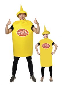 Costume adulte moutarde