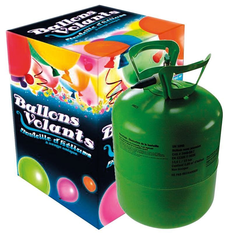 Bouteilles hélium jetable 30 ballons