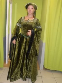 Robe médiévale verte