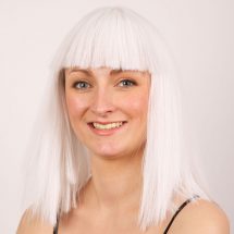 Perruque cléo blanche