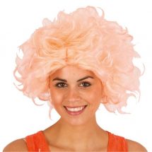 Perruque retro rose