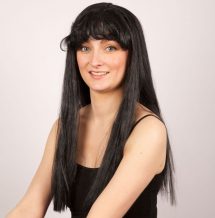 Perruque longue noir