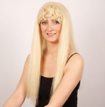 Perruque longue blonde