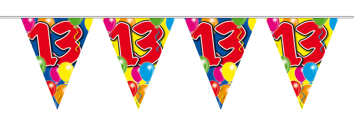 Guirlande fanions 13 ans