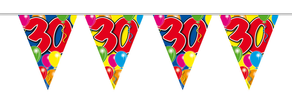Guirlande fanions 30 ans