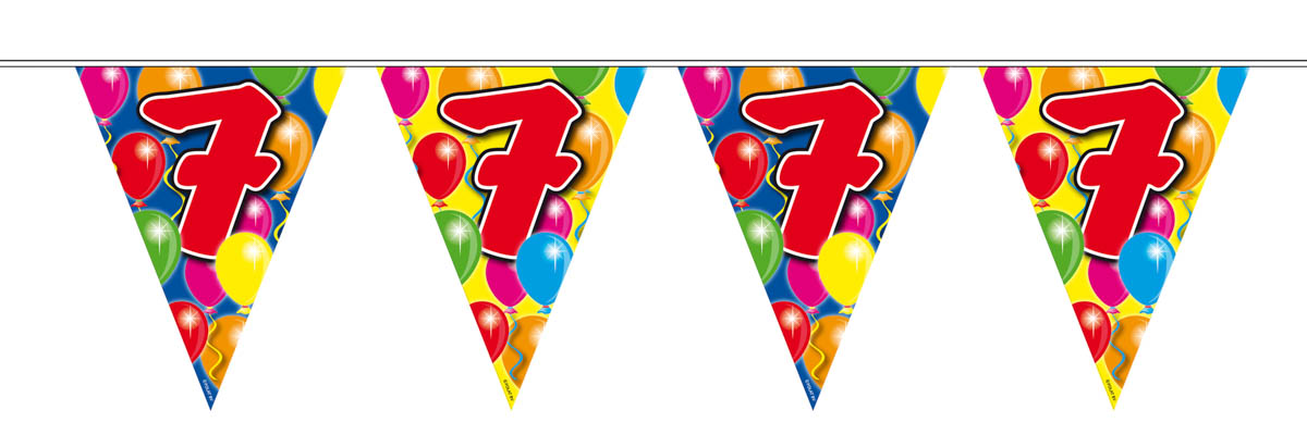Guirlande fanions 7 ans