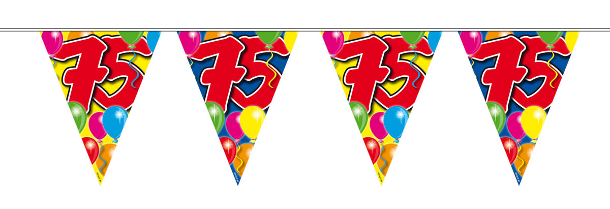 Guirlande fanions 75 ans