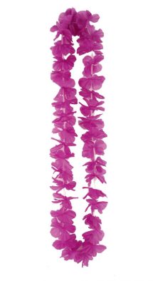Collier Hawaien violet