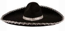 Chapeau sombrero noir