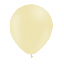 Sachet de 25 ballons pastel matte jaune ( 13 cm)