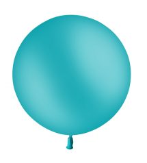 Sachet d'un Ballon Latex Standard turquoise emballé ( 60 cm)
