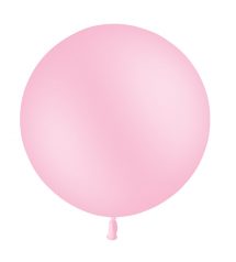 Sachet d'un Ballon Latex Standard rose bonbon emballé ( 60 cm)