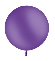 Sachet d'un Ballon Latex Standard violet emballé ( 60 cm)