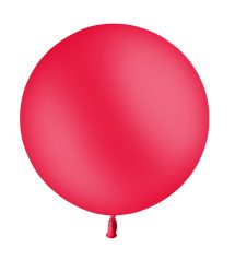 Sachet d'un Ballon Latex Standard rouge emballé ( 60 cm)