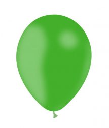 Sachet de 10 ballons latex vert ( 30 cm) standard