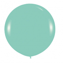 Sachet d'un Ballon Latex Standard pastel menthe emballé ( 60 cm)