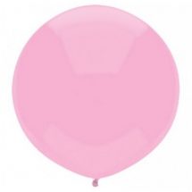 Sachet d'un Ballon Latex Standard pastel rose bébé emballé ( 60 cm)