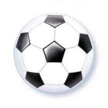 Sachet d'un ballon Bubble 56 cm football