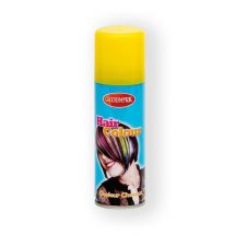 Laque pour cheveux jaune