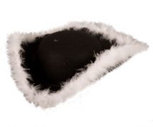 Chapeau tricorne noir