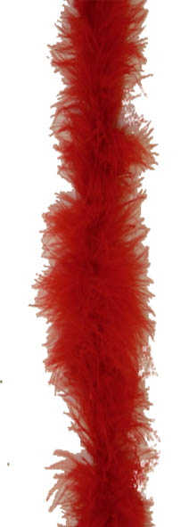 Marabout rouge longueur 180 cm