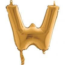 Ballon lettre W or ( 35.56 cm)