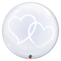 Sachet d'un ballon bubble coeur