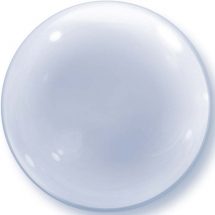 Sachet d'un ballon bubble transparent