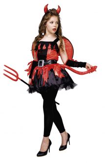 Costume diablesse fille -taille 10-12 ans