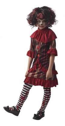 Costume clown diabolique - taille 10-12 ans