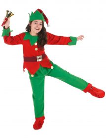 Déguisement complet elfe de Noël enfant ( taille 10-12 ans)