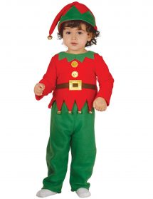 Déguisement classique petit lutin de Noël bébé ( taille 12 - 18 mois)