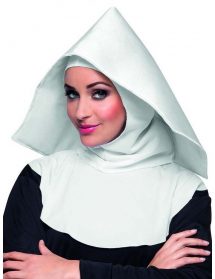 Coiffe nonne blanche adulte