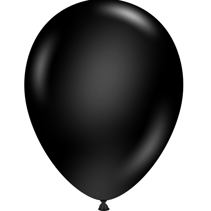 Ballons latex tuftex noir