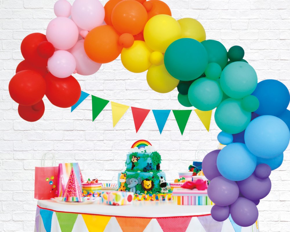 Kit arche ballons arc en ciel