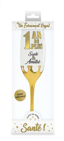 Flûte champagne 1 an de plus