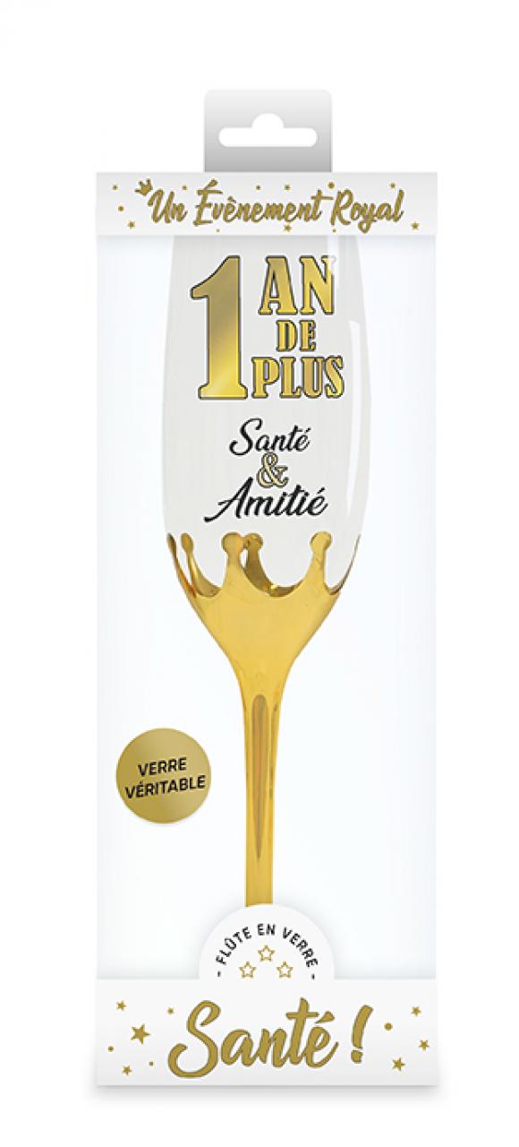 Flûte champagne 1 an de plus