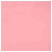 Serviettes cocktail rose