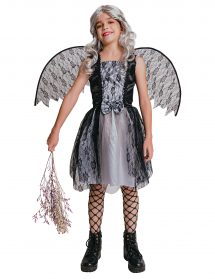 Déguisement ange gothique fille taille 7-9 ans
