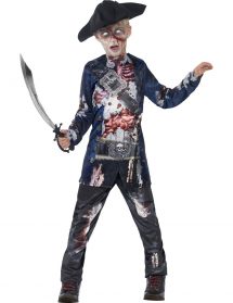 Déguisement zombie pirate garçon Halloween 10-12 ans