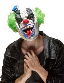 Masque latex clown terrible adulte Halloween
