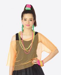 T-shirt filet orange fluo