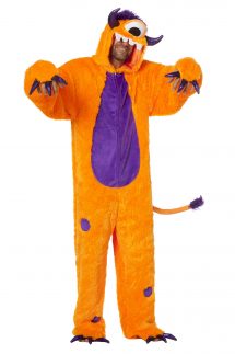 Costume monstre orange