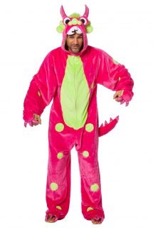 Costume monstre rose