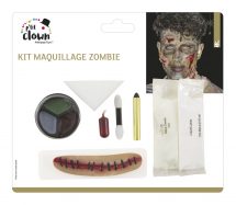 Set maquillage zombie avec cicatrice