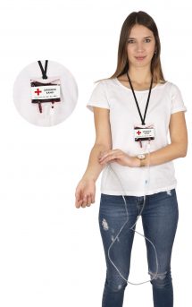 Poche médicale faux sang 75 ml