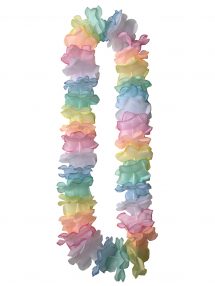 Collier Hawaien pastel