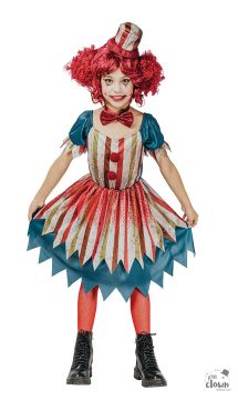 Déguisement clown vintage fille -taille 10-12 ans